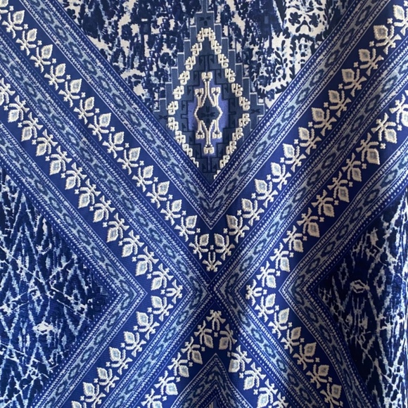 Apt 9 Blue and White Dress - Picture 3 of 4